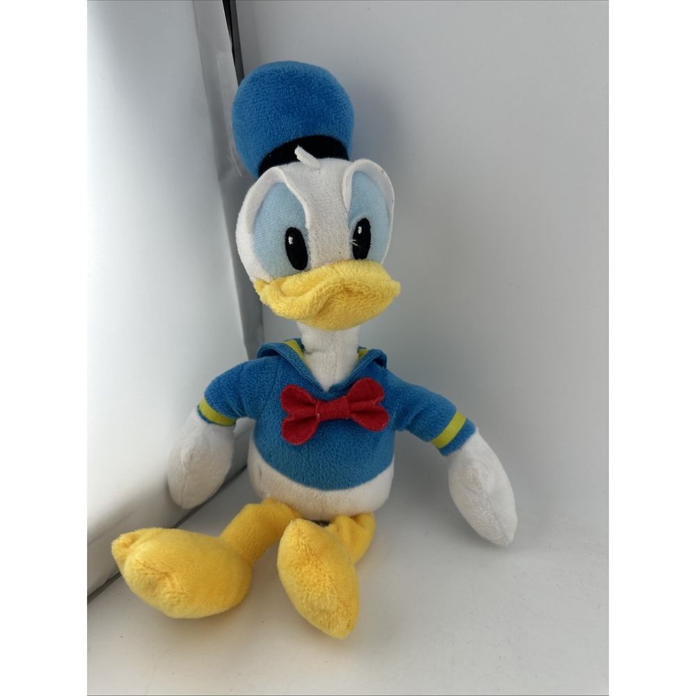 Disney Donald Duck Plush Stuffed Animal Classic Blue Sailor Outfit Cute Soft 11"